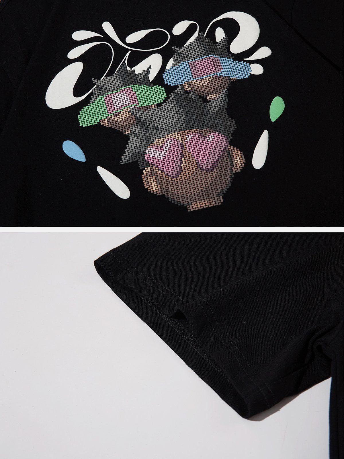 Vintage Cartoon Print Tee