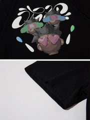 Vintage Cartoon Print Tee