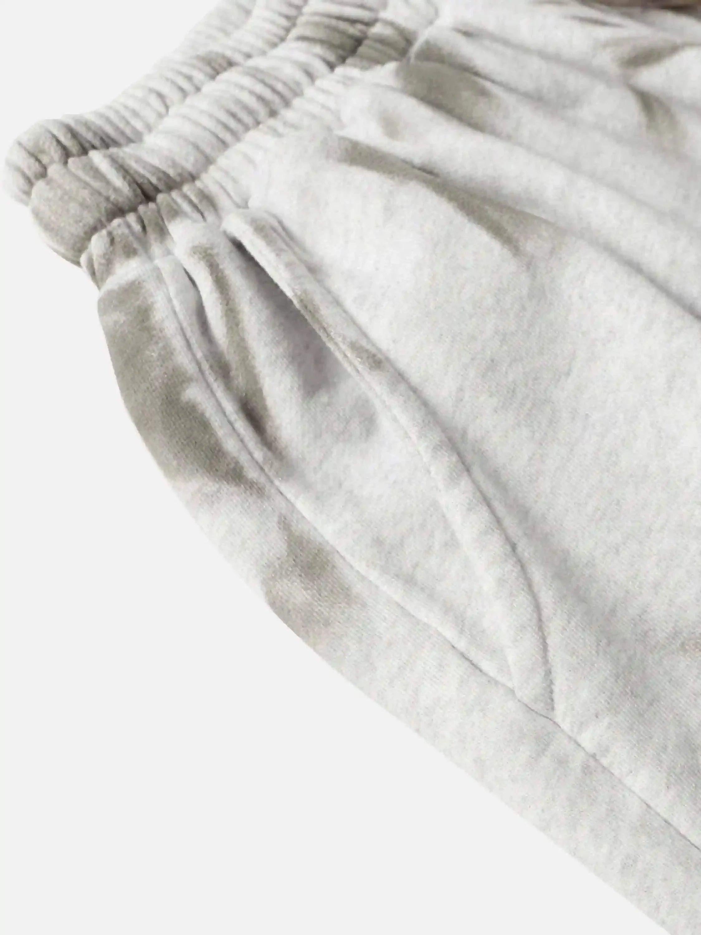 Vintage Dirty Elastic Drawstring Loose Shorts