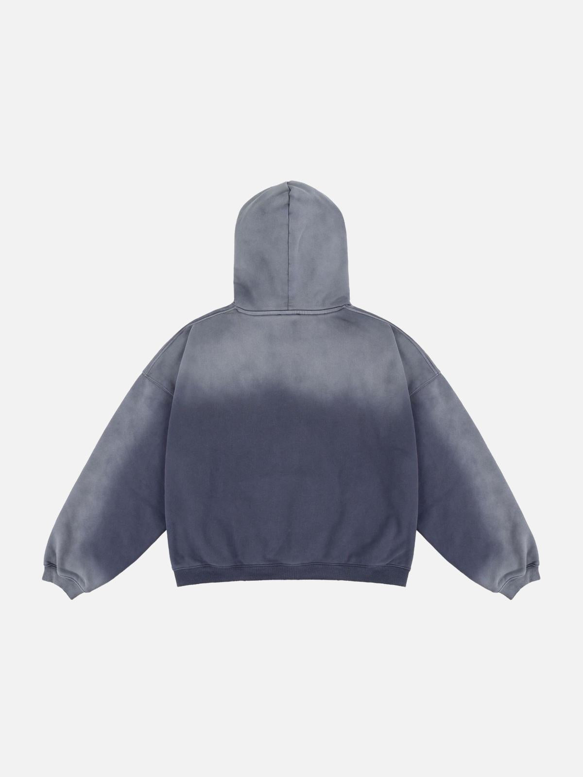 Vintage Distressed Gradient Sweatshirt