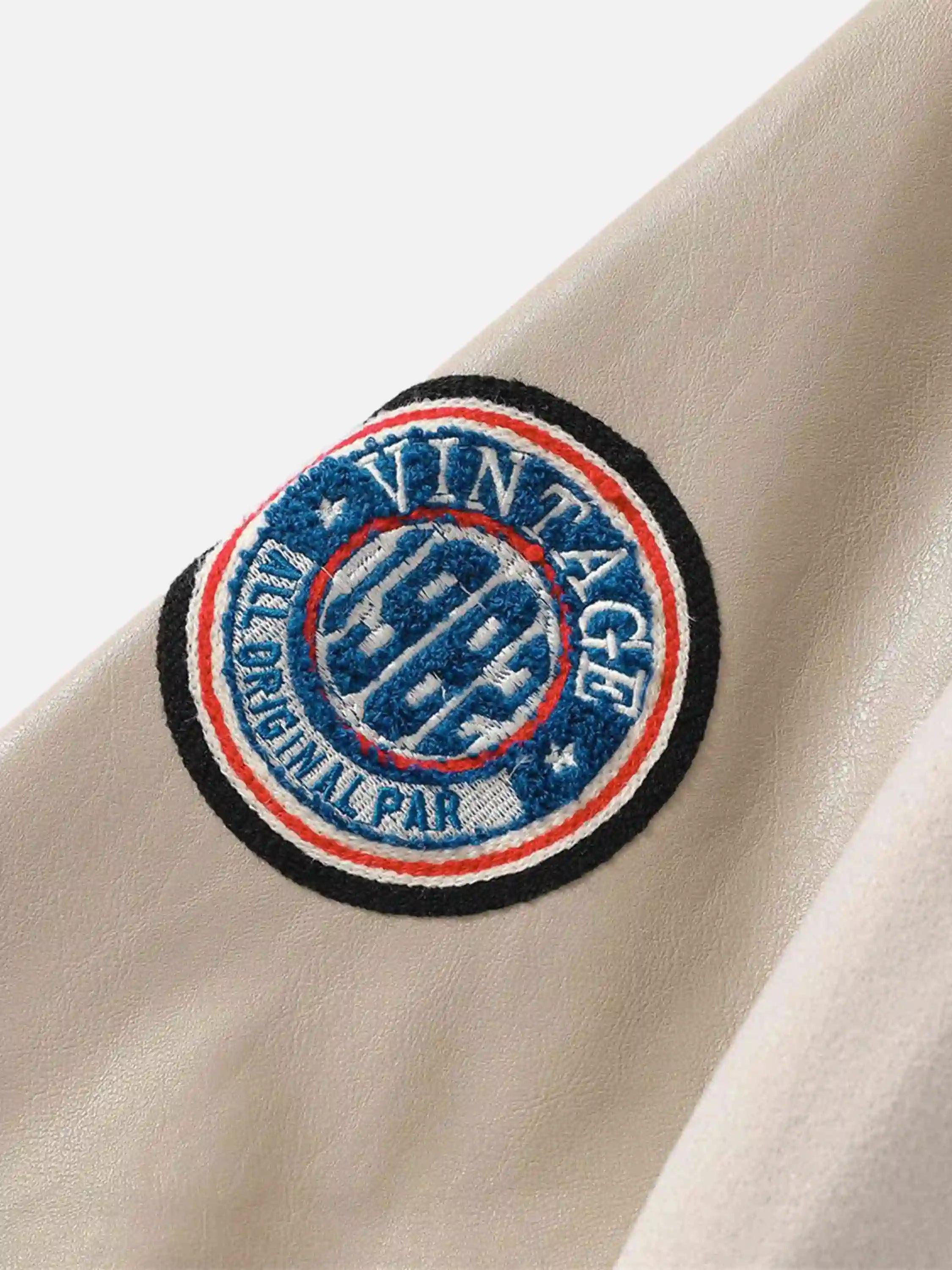 Vintage Embroidered Baseball Jacket