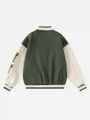 Vintage Embroidered Baseball Jacket