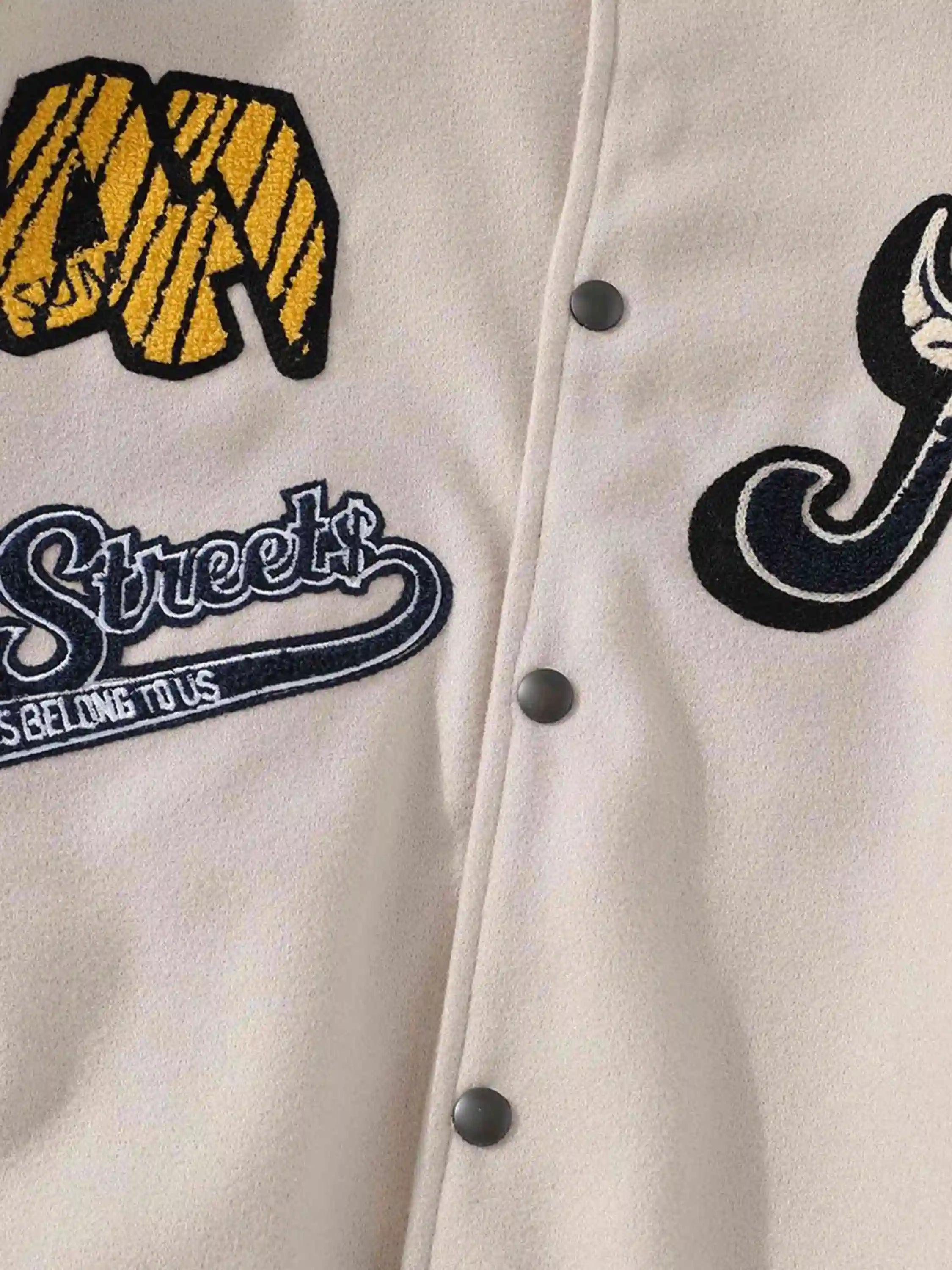 Vintage Embroidered Baseball Jacket