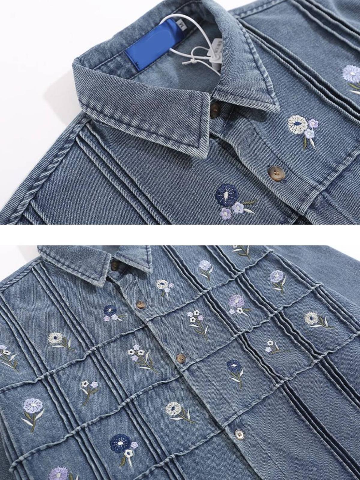 Vintage Embroidery Cowboy Shirt