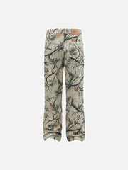 Vintage Fallen Leaves Jeans
