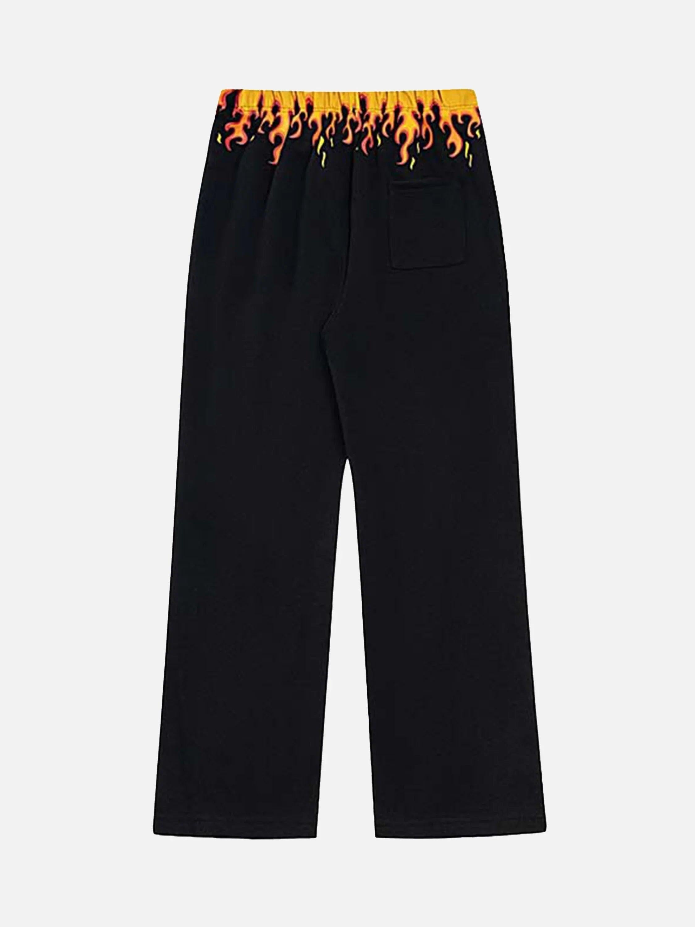 Vintage Flame Print Sweatpants