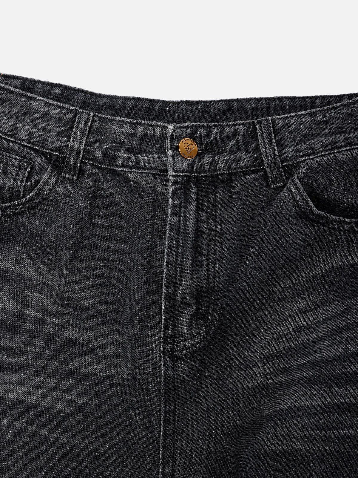 Vintage Folds Loose Jeans