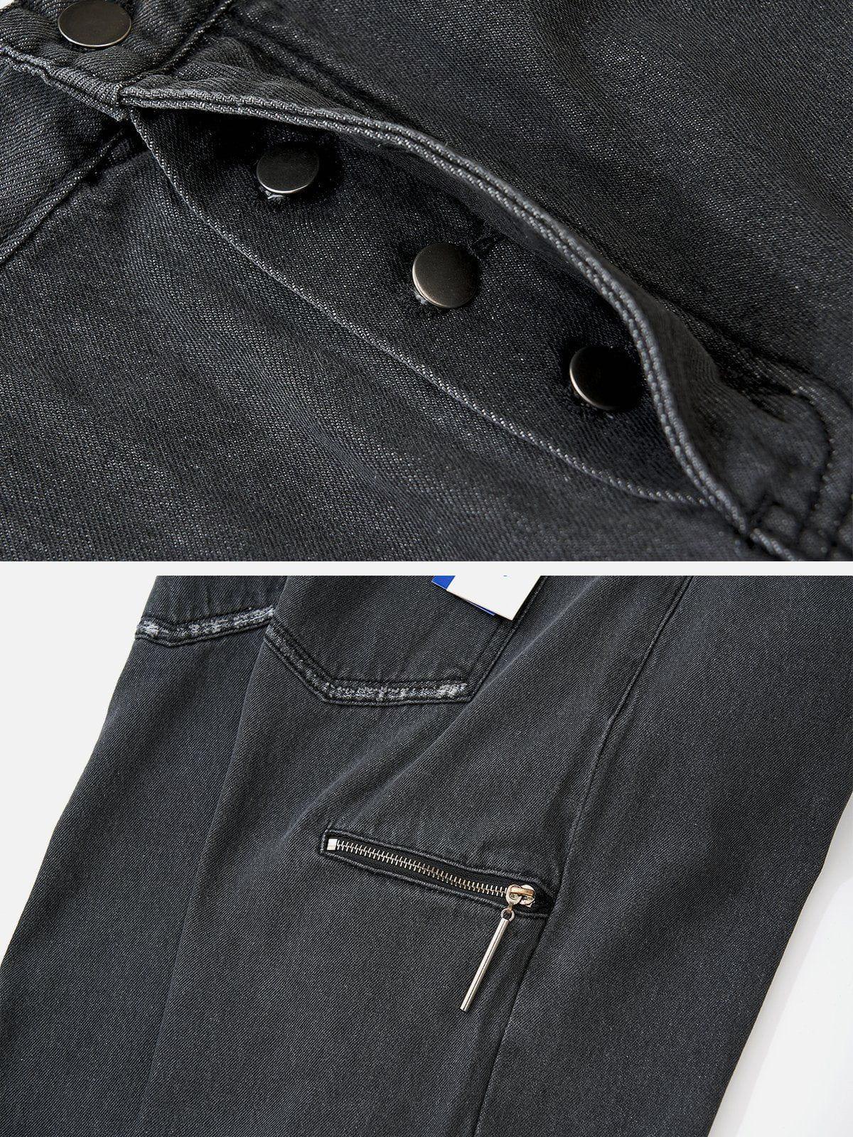 Vintage Frayed Wash Jeans