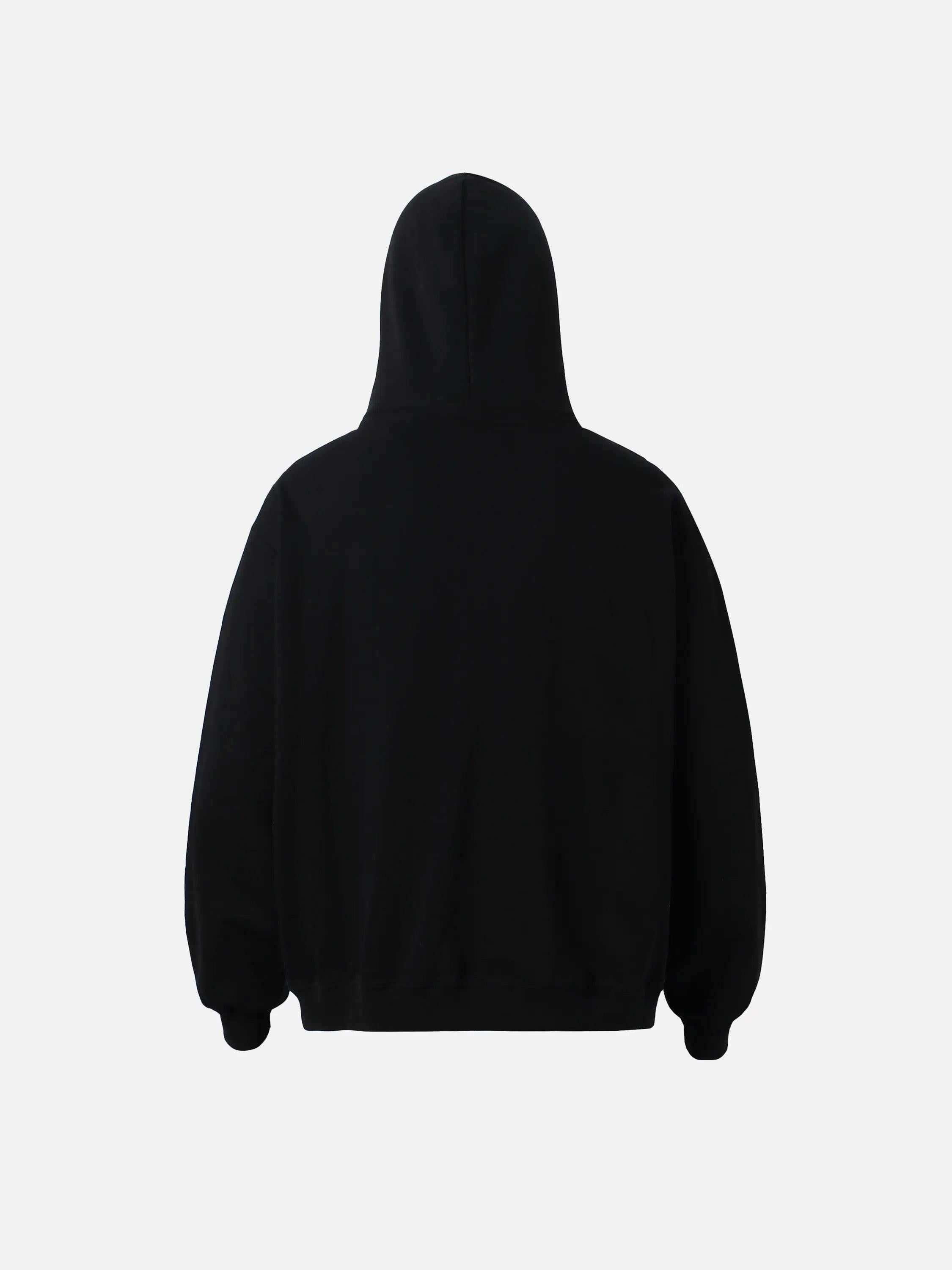 Vintage Heart Print Hoodie