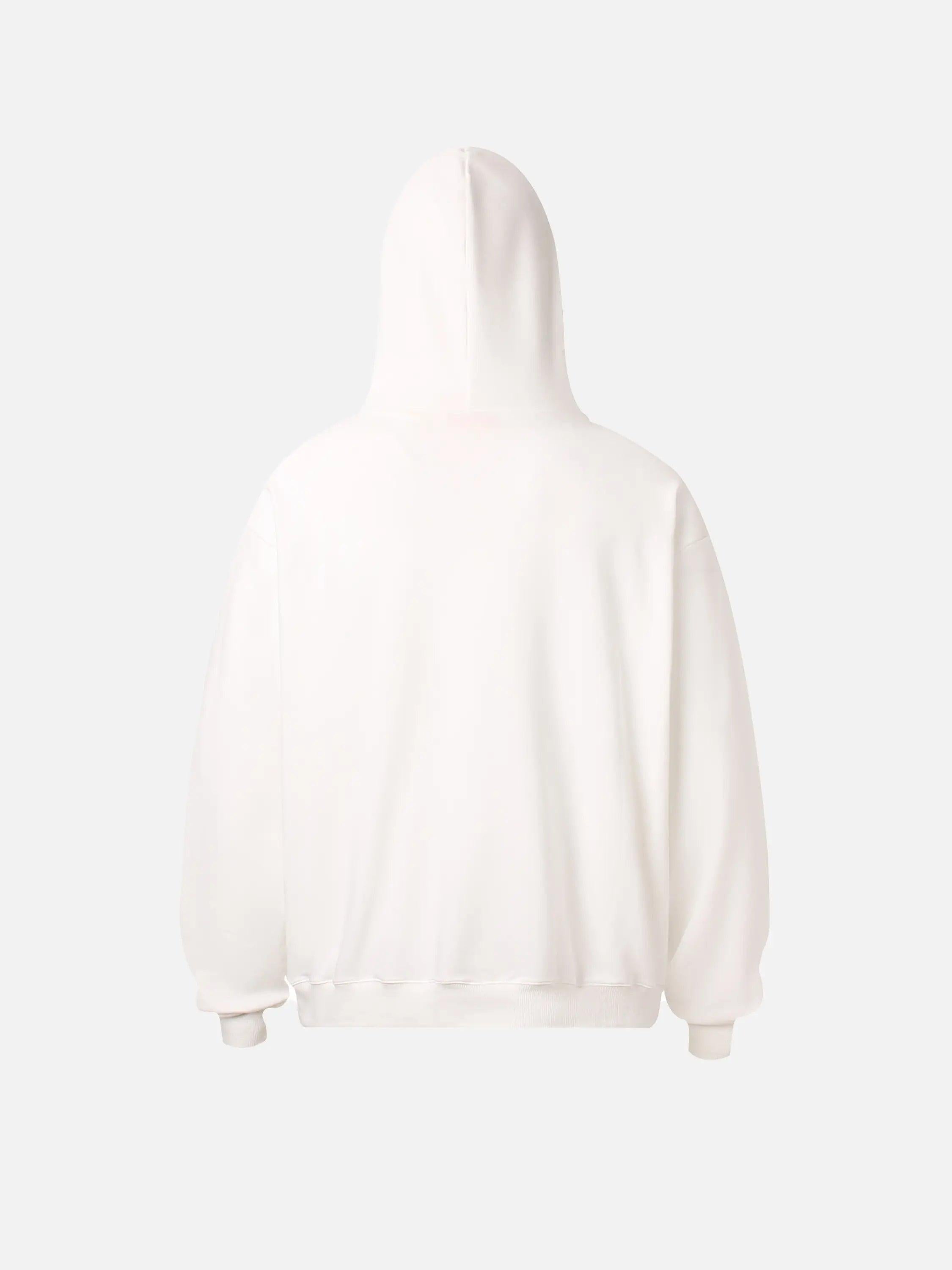 Vintage Heart Print Hoodie