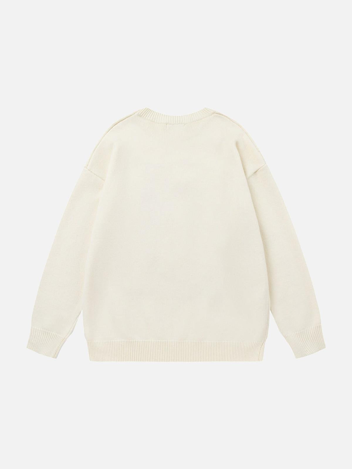 Vintage High Street Embroidery Sweater