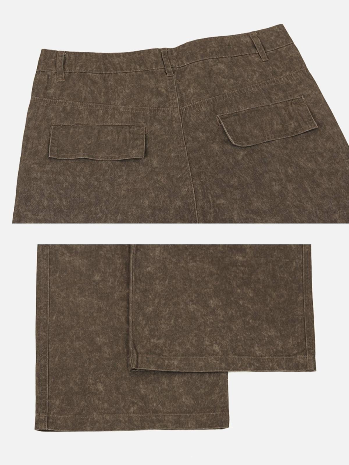 Vintage High Street Side Big Pocket Pant