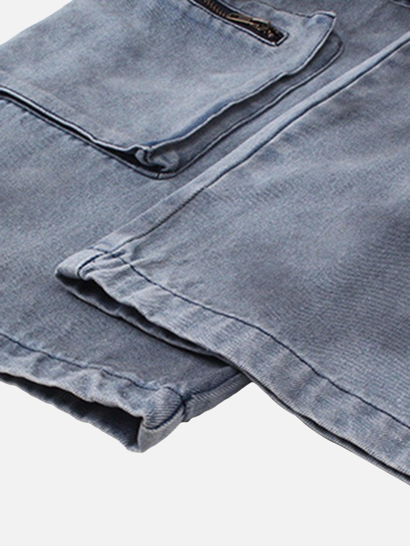 Vintage Jet Multi-Pocket Workwear Jeans