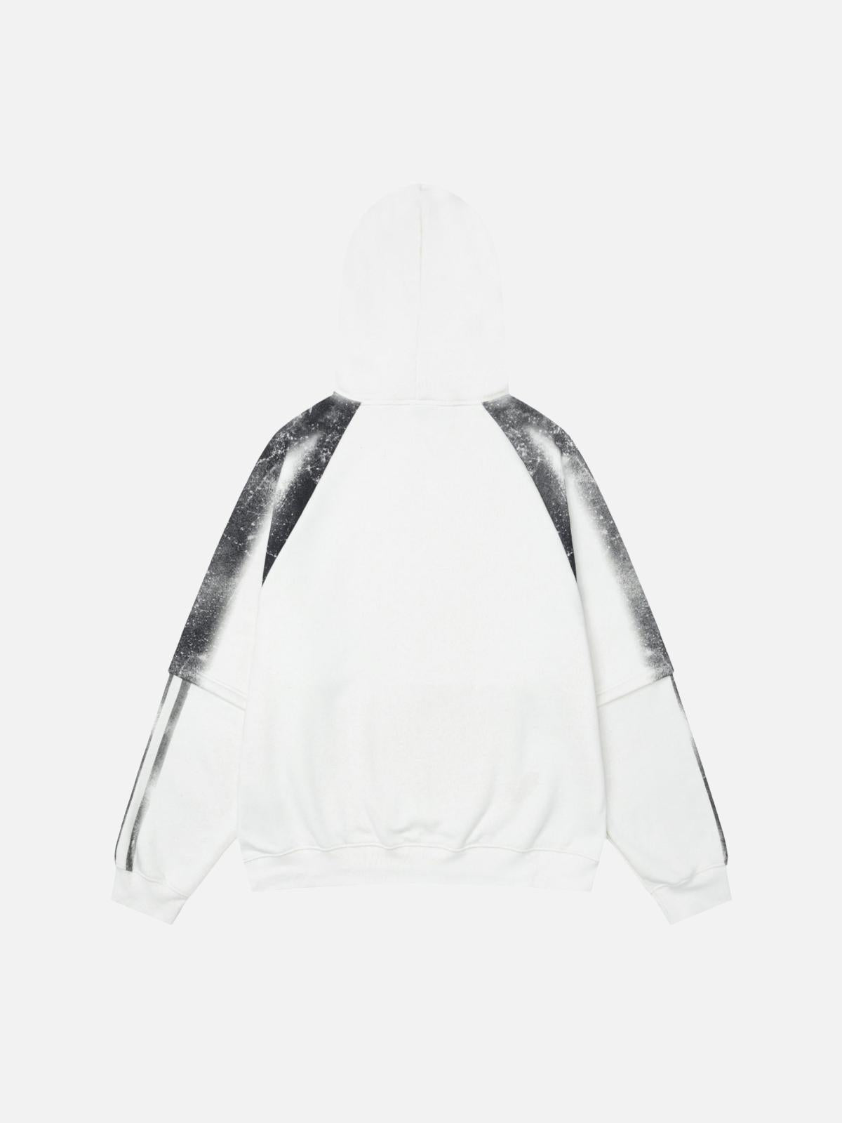Vintage Letter Print Hip-Hop Hoodie
