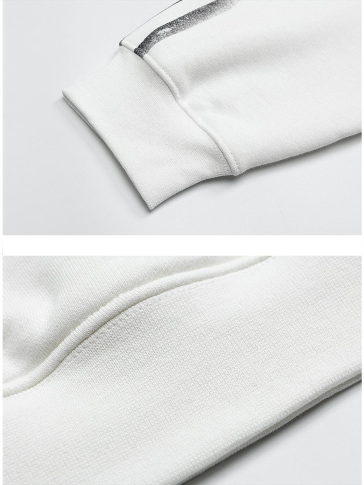 Vintage Letter Print Hip-Hop Hoodie