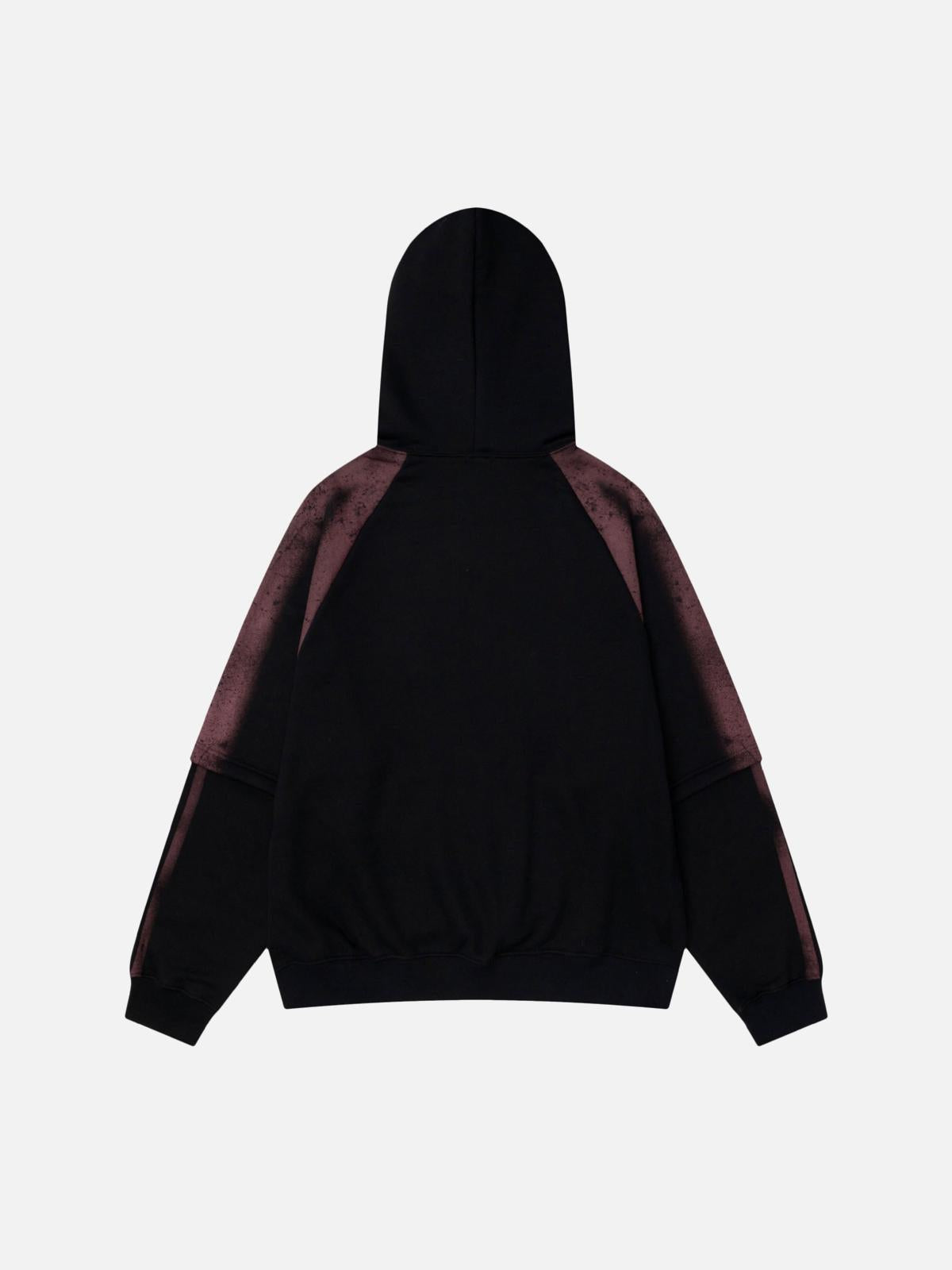 Vintage Letter Print Hip-Hop Hoodie