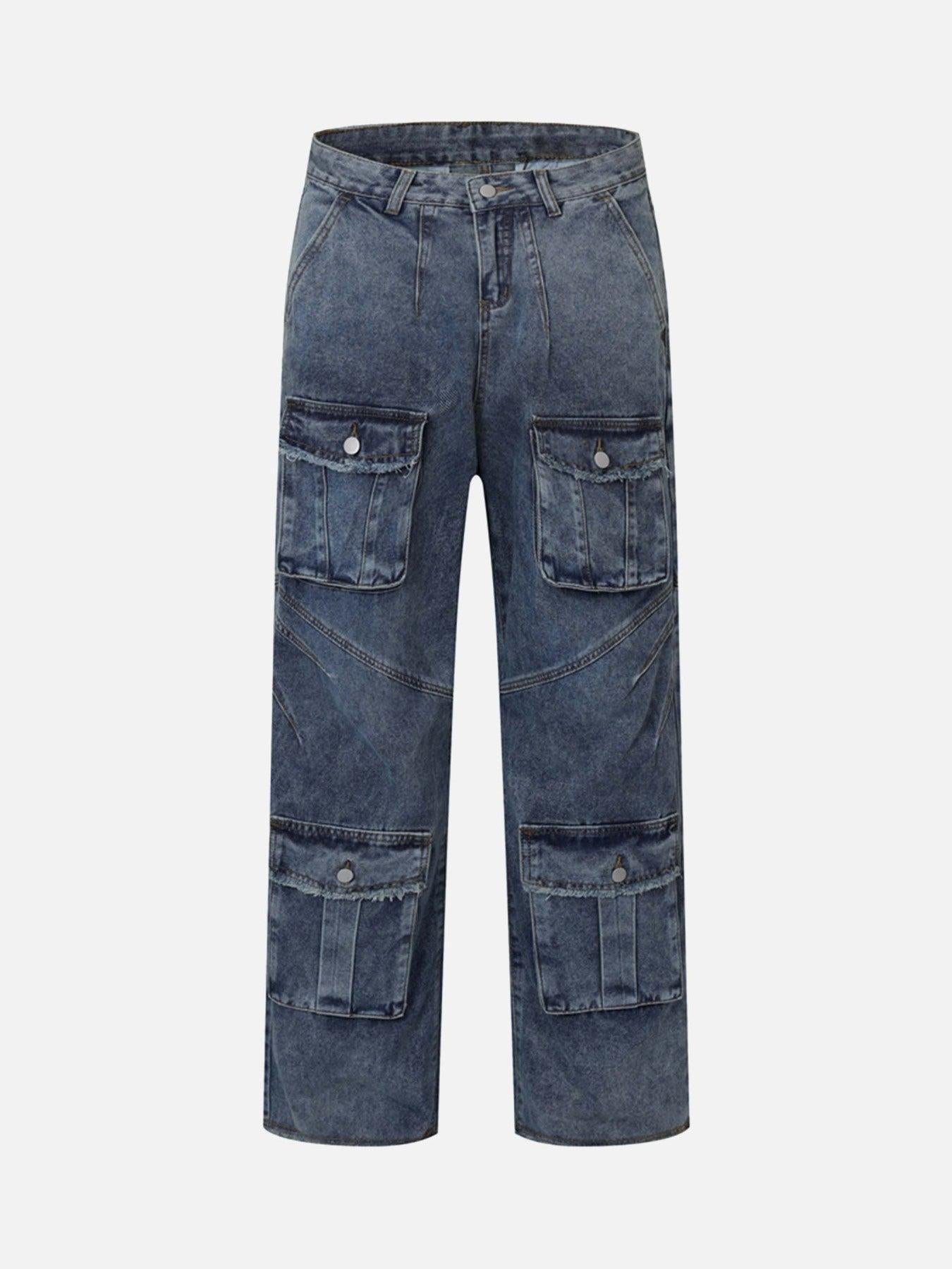 Vintage Multi-Pocket Workwear Jeans