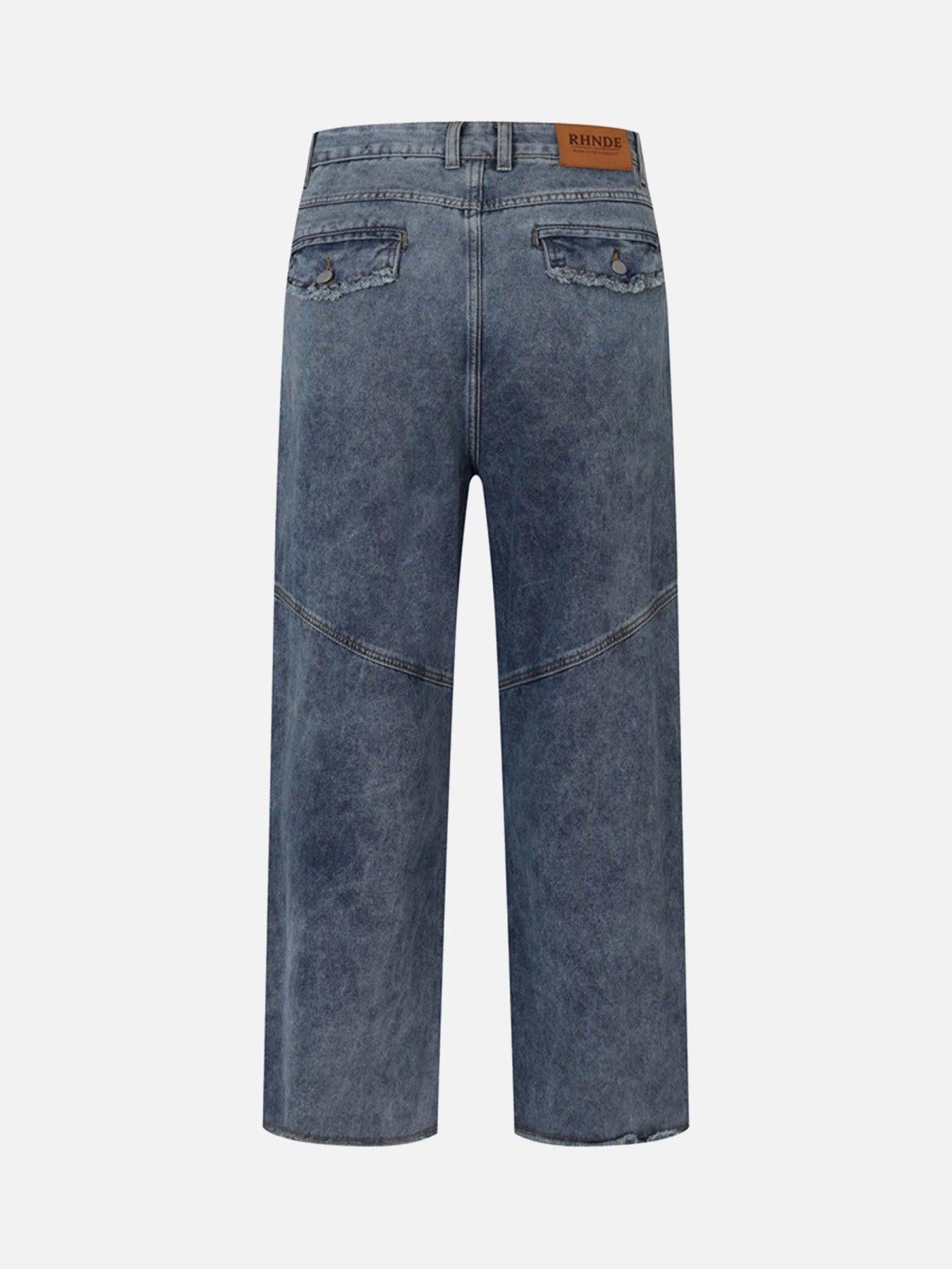 Vintage Multi-Pocket Workwear Jeans