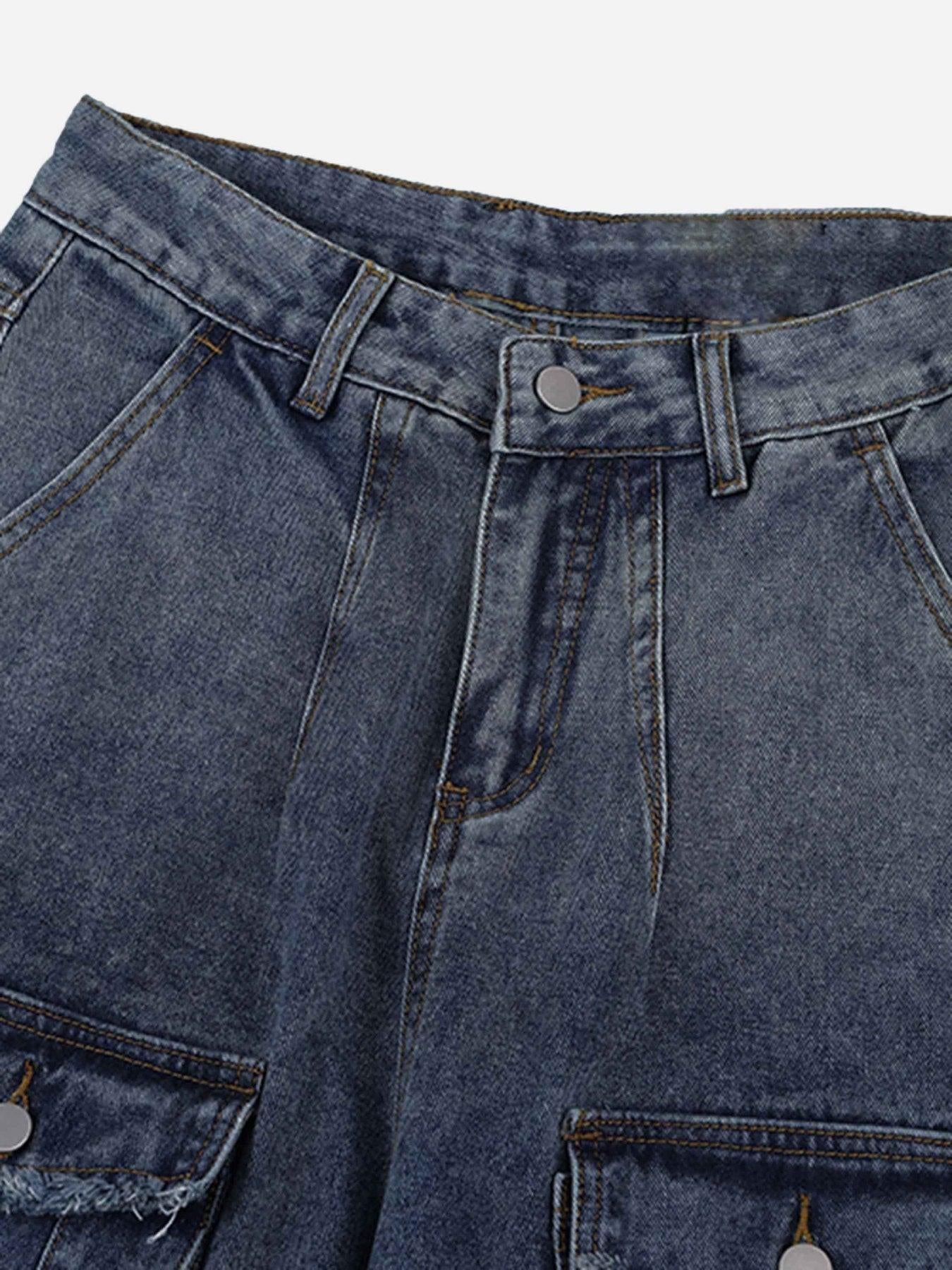 Vintage Multi-Pocket Workwear Jeans