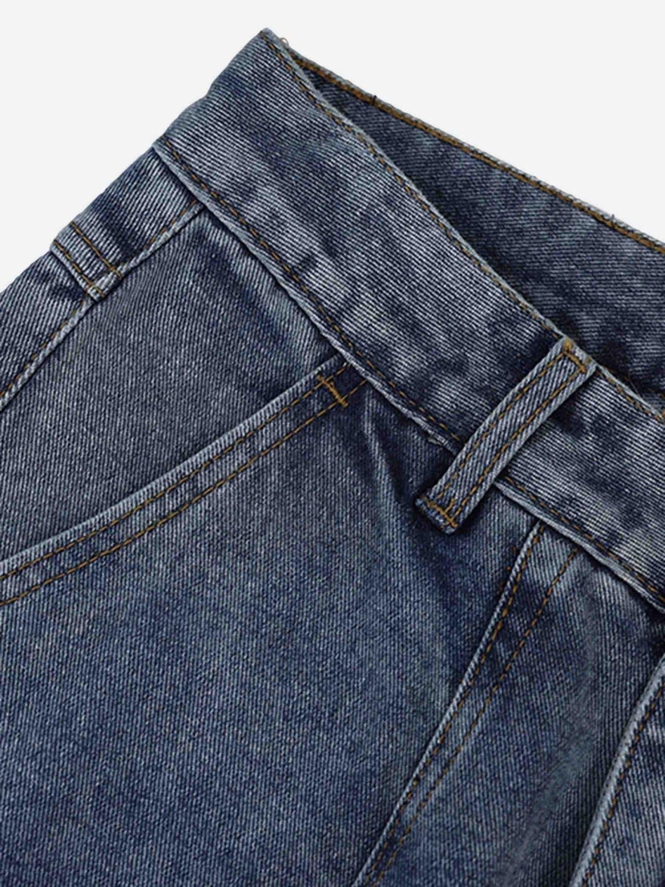 Vintage Multi-Pocket Workwear Jeans
