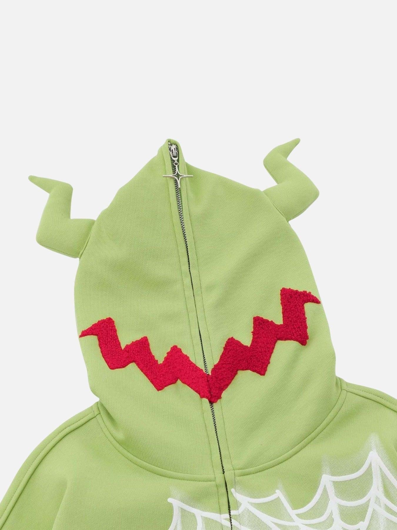 Vintage Spider Hooded Sweatshirt