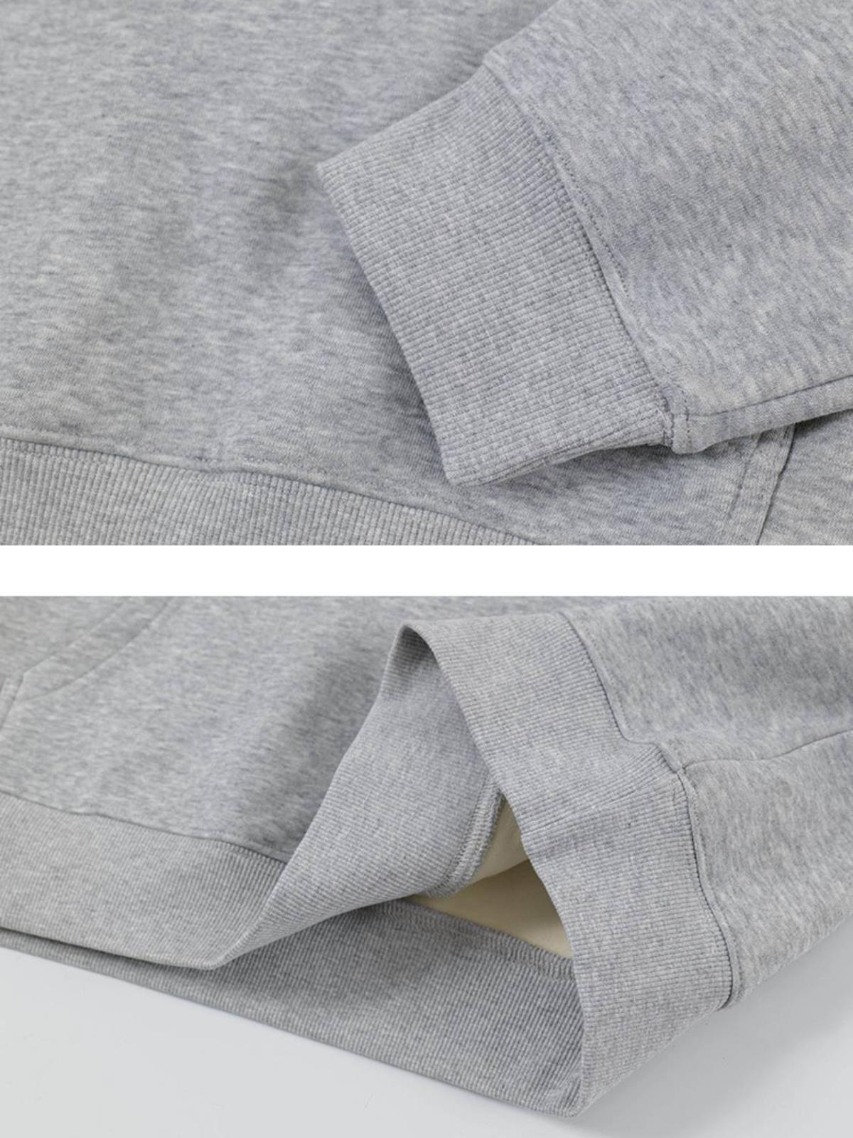 Vintage Street Minimalistic Letter Leisure Hoodie