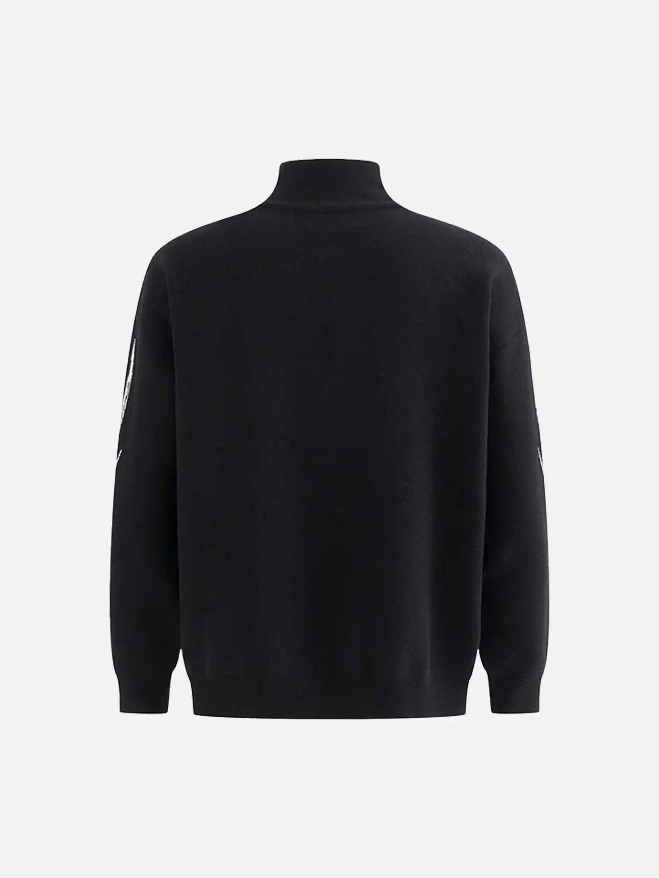 Vintage Thorns Stand Collar Cardigan