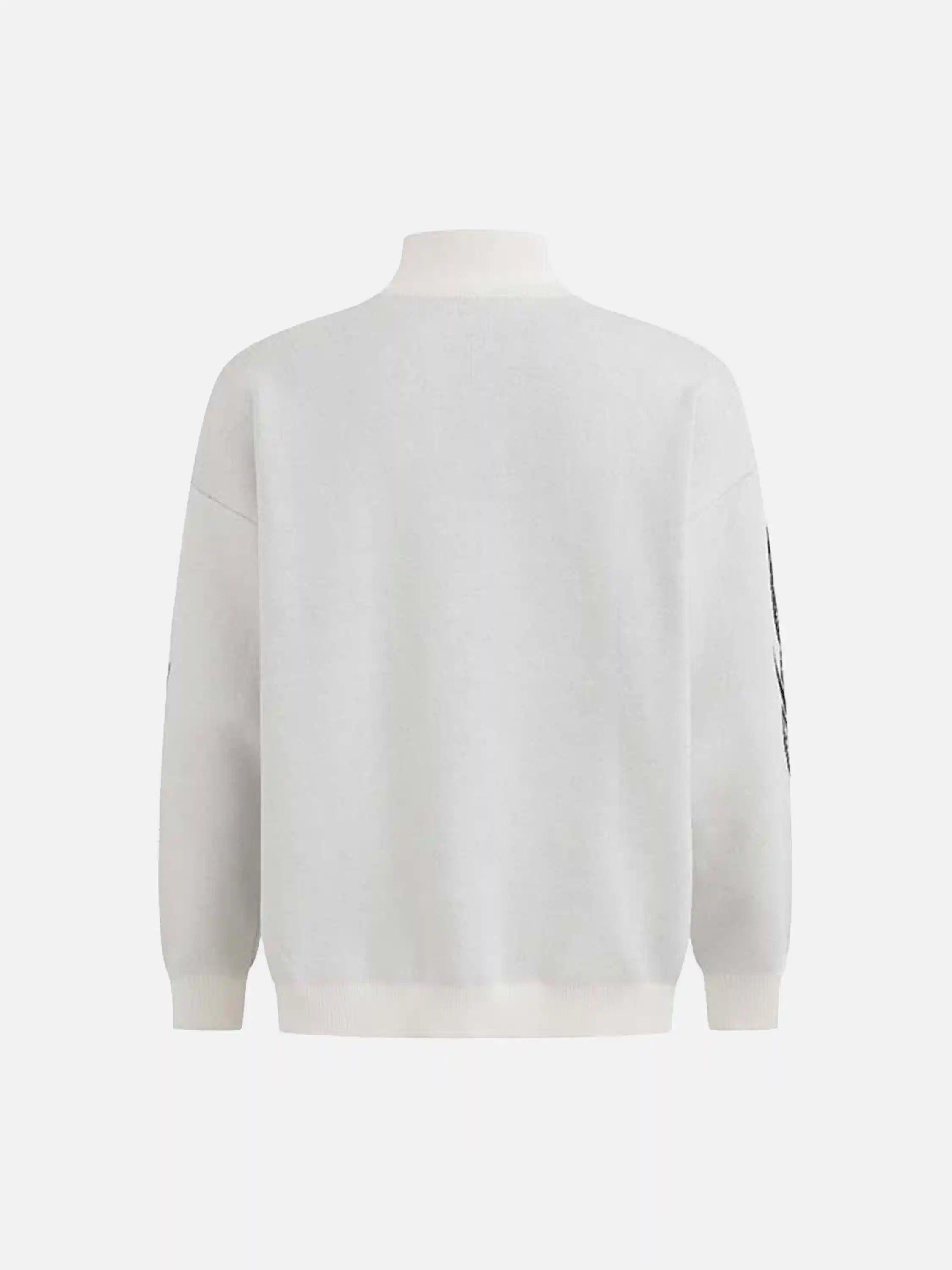 Vintage Thorns Stand Collar Cardigan
