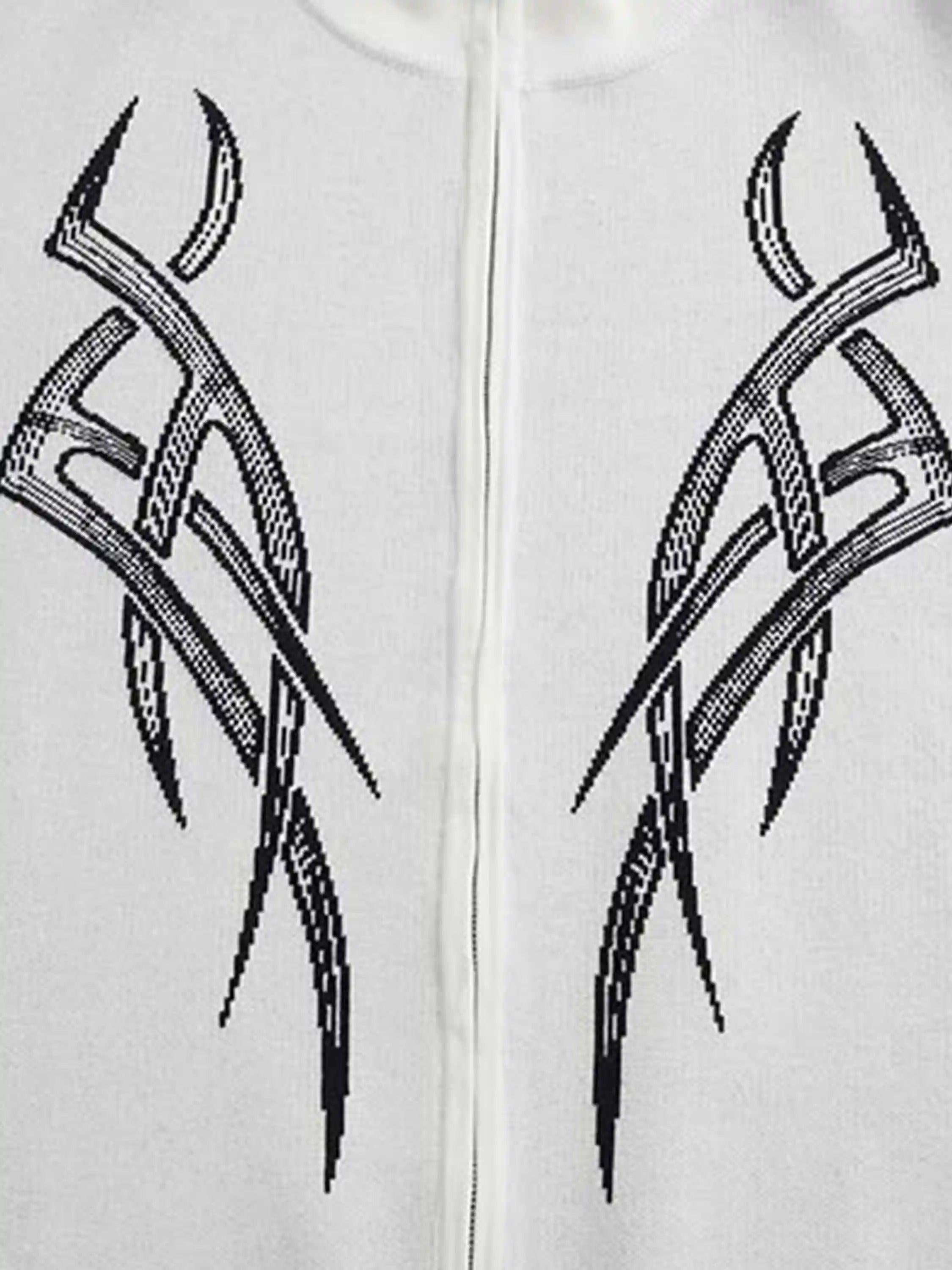 Vintage Thorns Stand Collar Cardigan