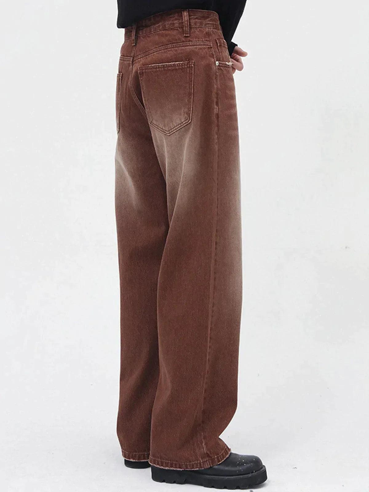 Vintage Wash Gradient Jeans