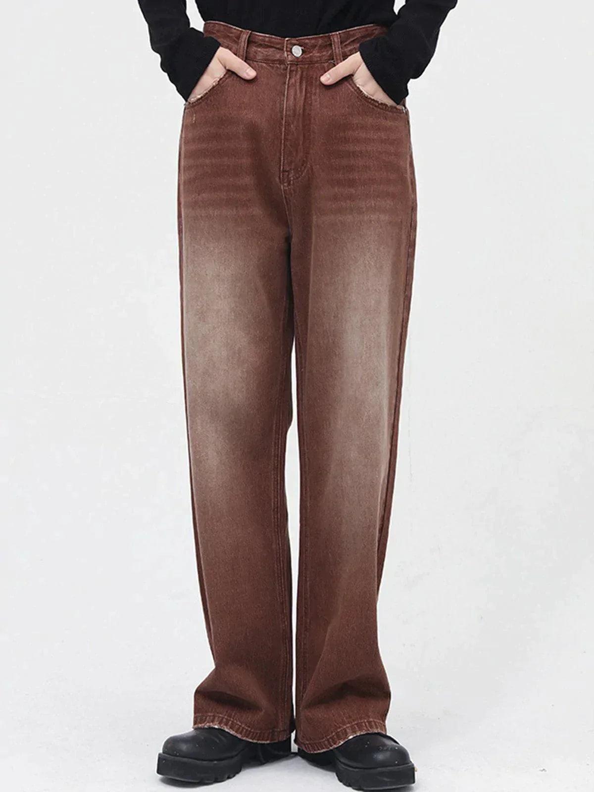 Vintage Wash Gradient Jeans