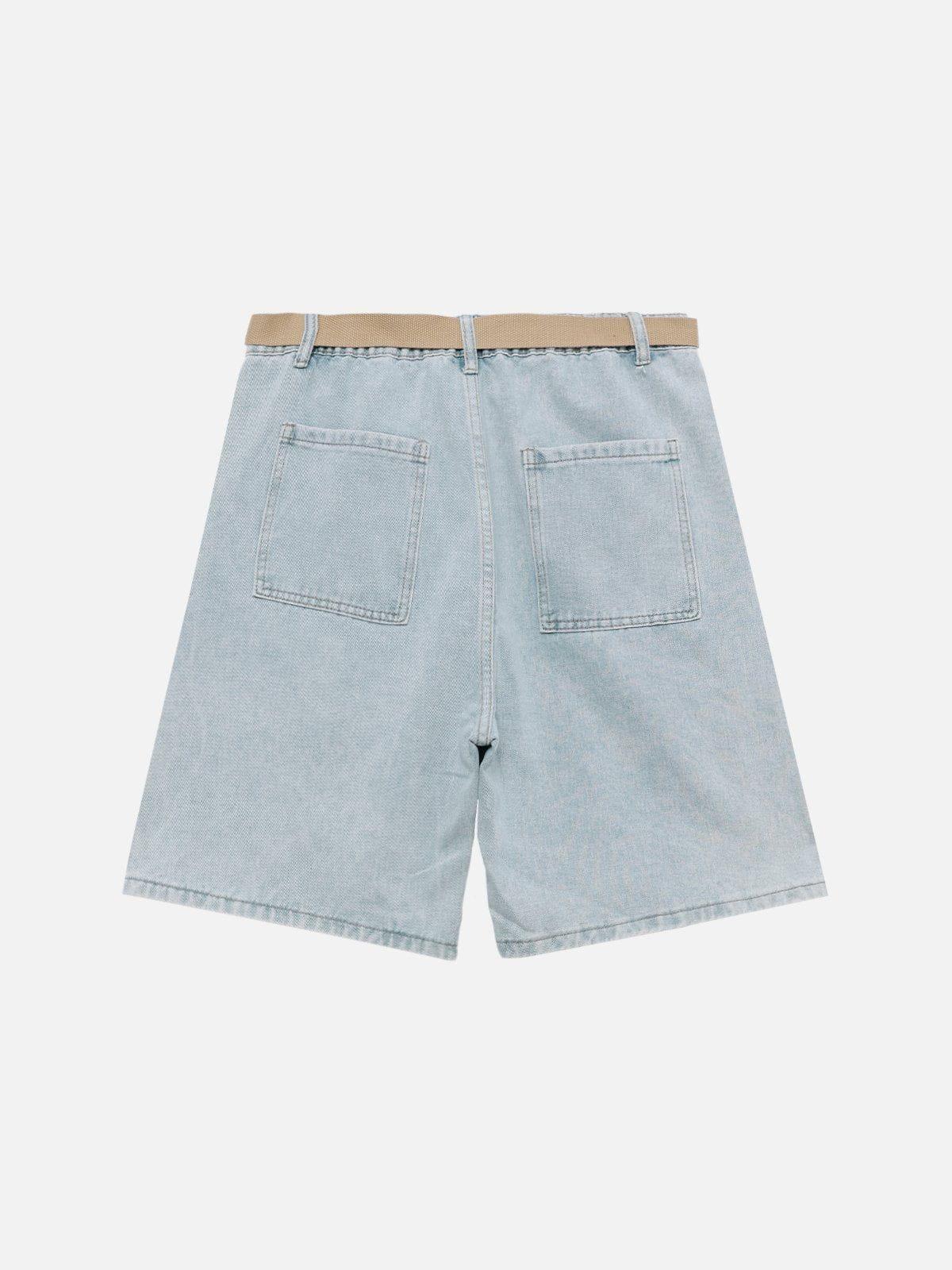 Vintage Washed Belt Jorts