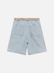 Vintage Washed Belt Jorts