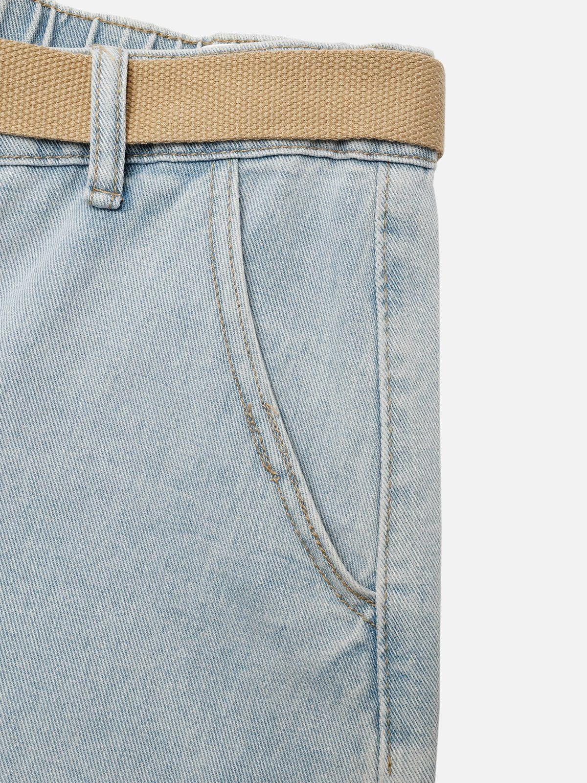 Vintage Washed Belt Jorts
