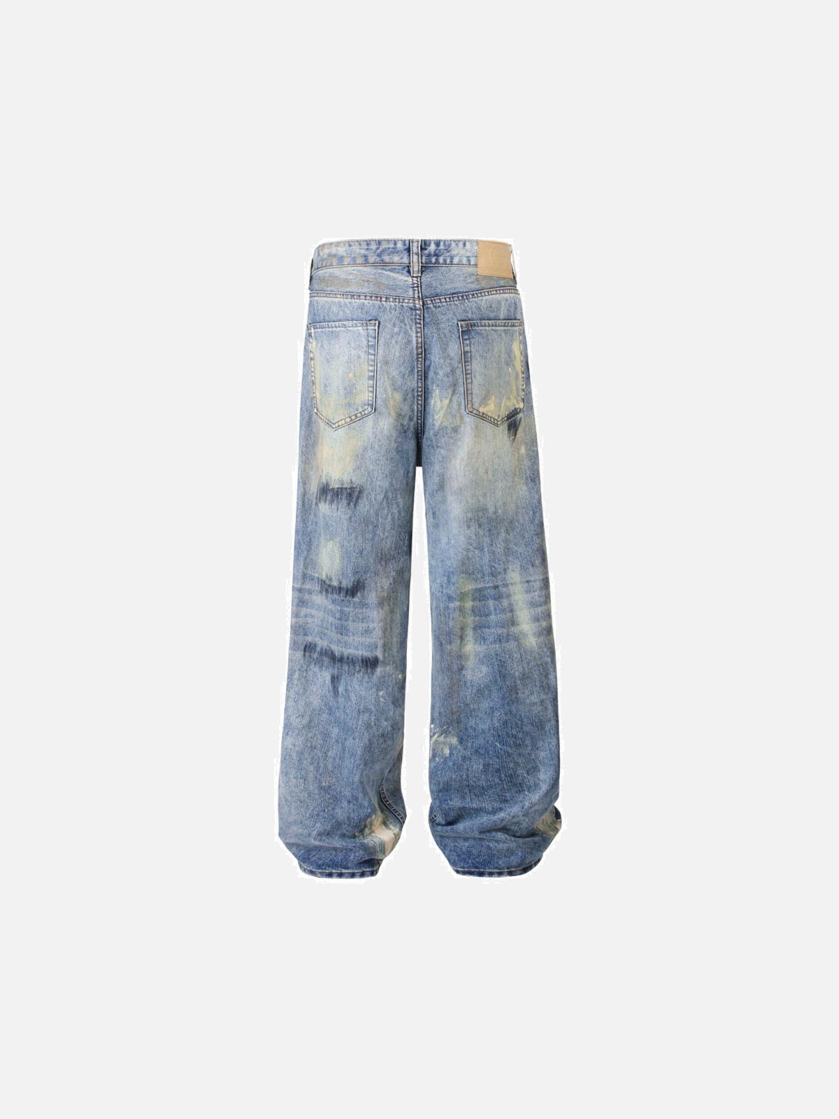 Vintage Washed Dirty Jeans