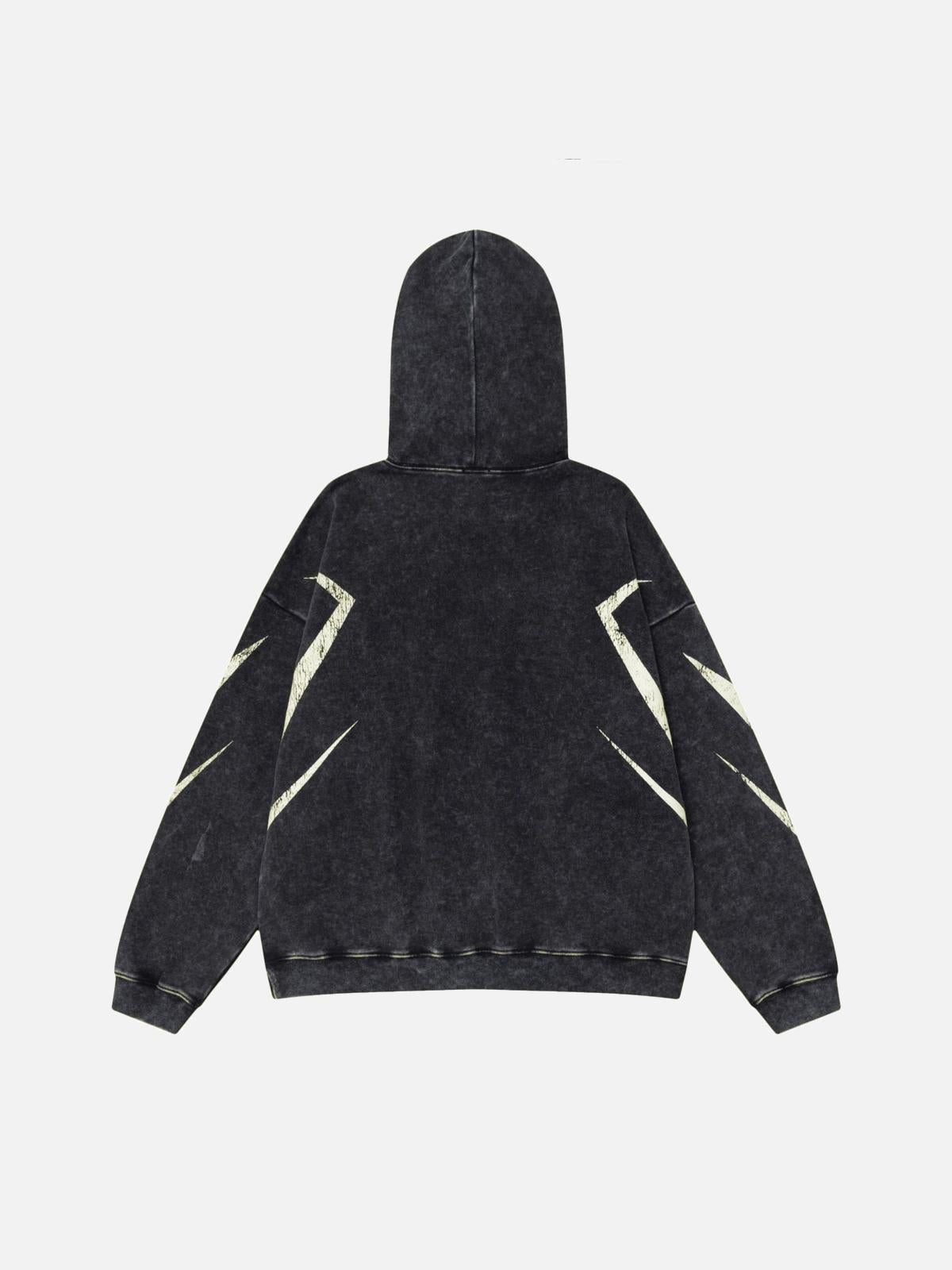 Vintage Washed Distressed Hoodie