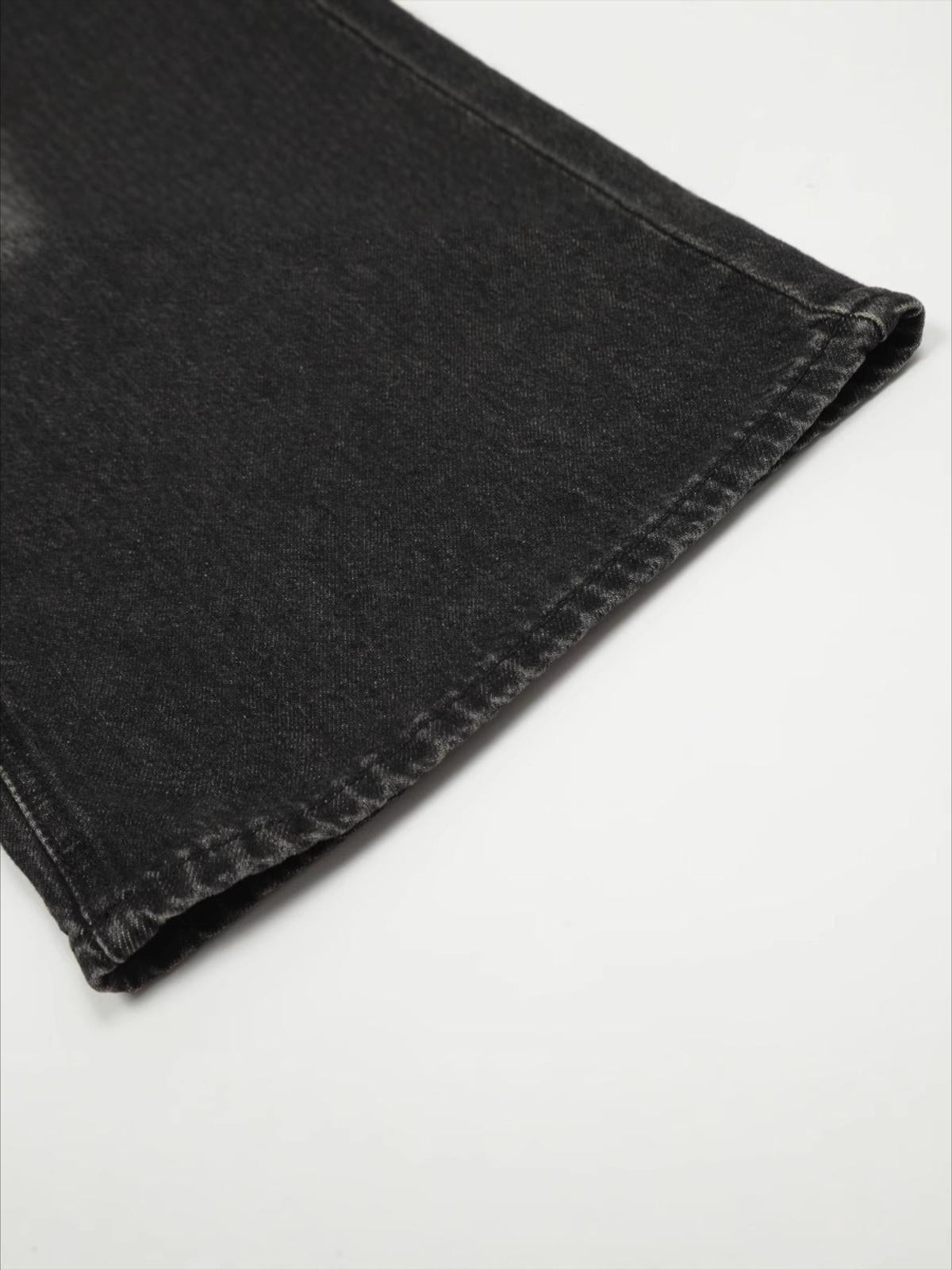 Vintage Washed Distressed Jeans