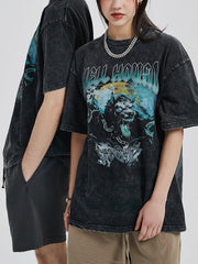 Vintage Washed Print Tee