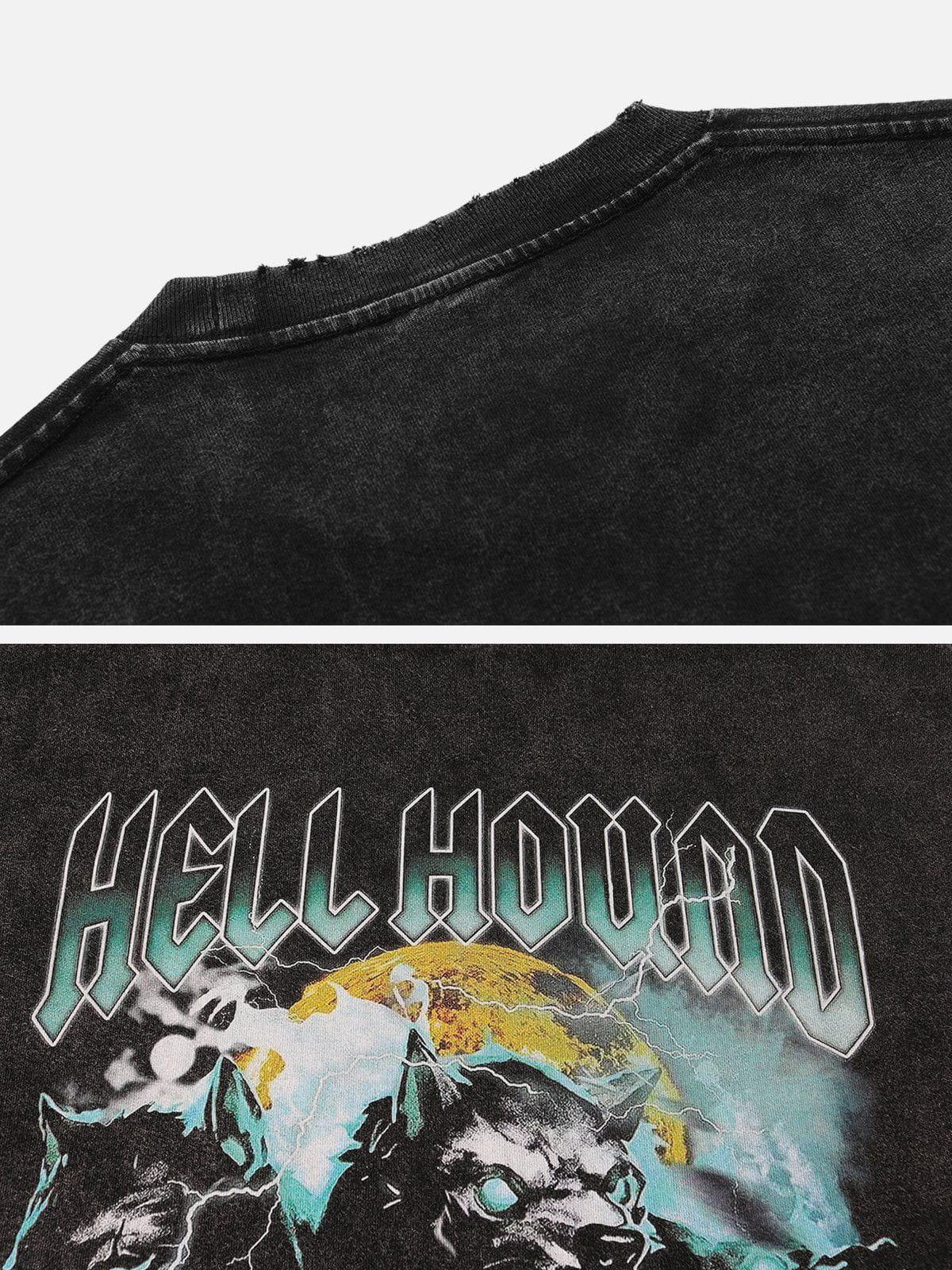 Vintage Washed Print Tee