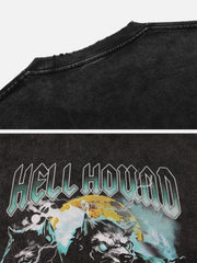 Vintage Washed Print Tee