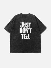 Washed Alphabet Print Tee