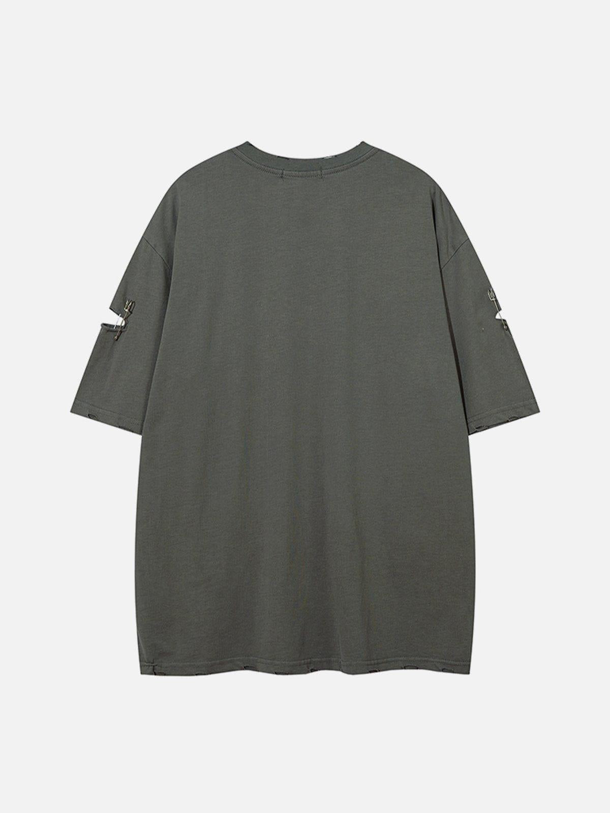 Washed Broken Holes Tee