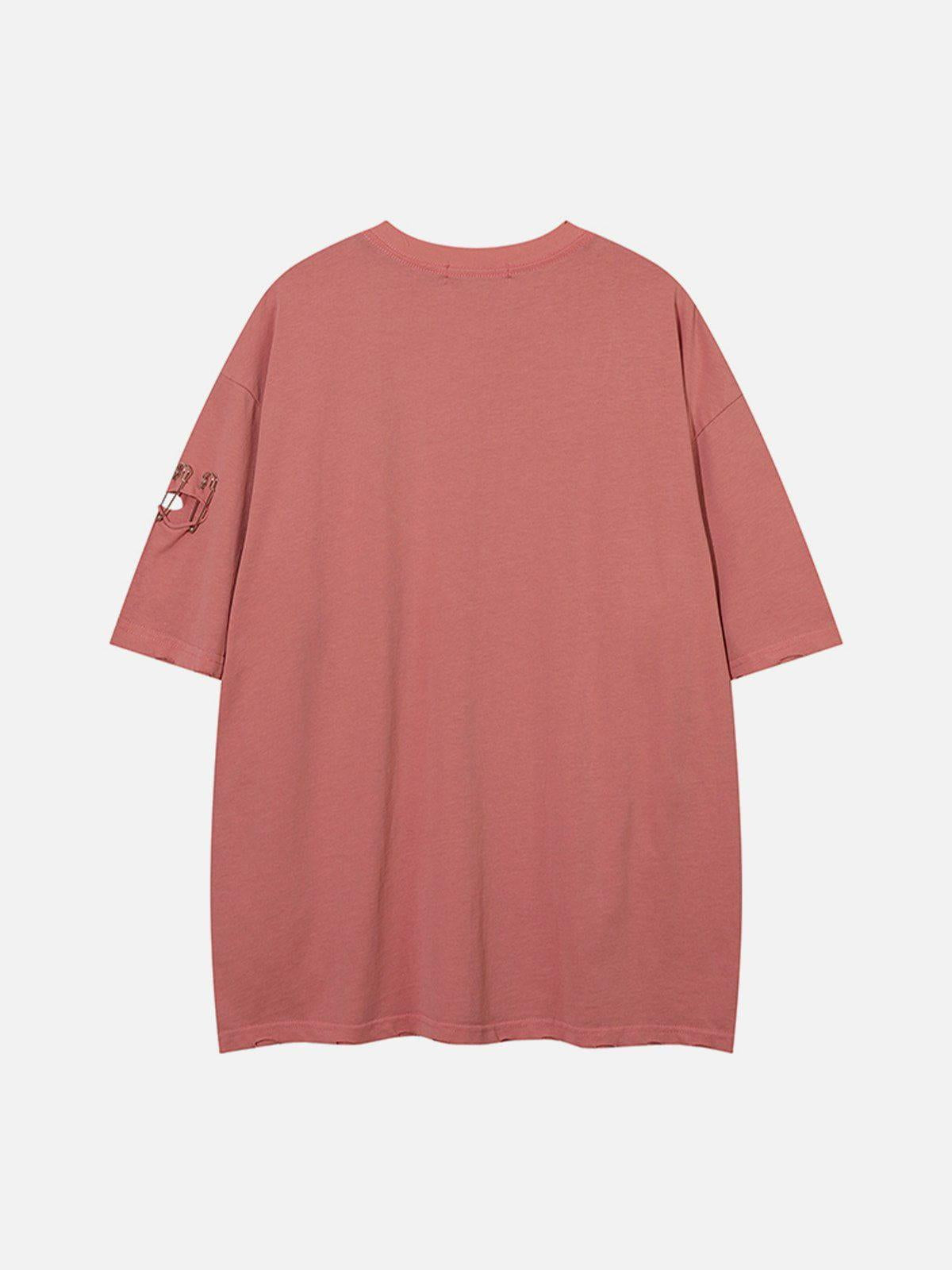 Washed Broken Holes Tee