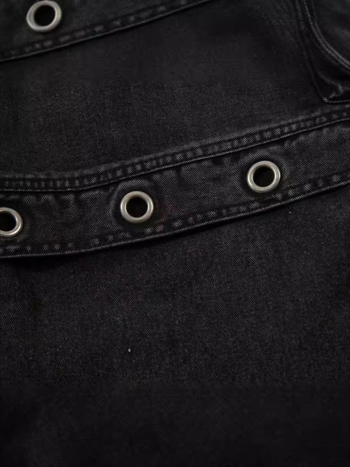 Washed Cargo Jeans