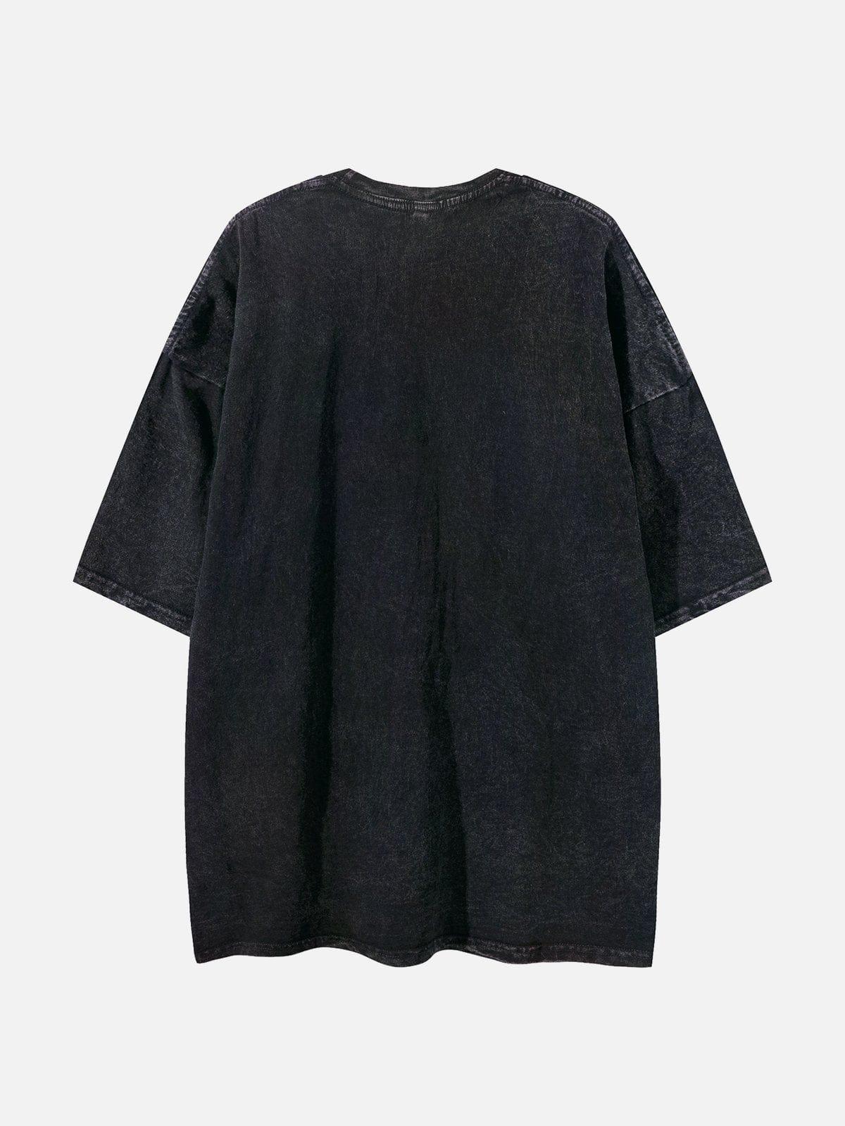 Washed Castle Print Tee
