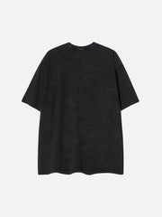 Washed Character Print Tee