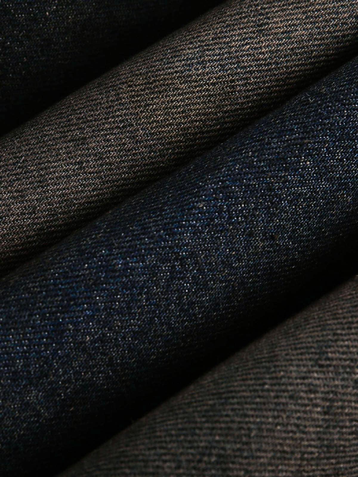 Washed Denim Fur Hooded Jacket