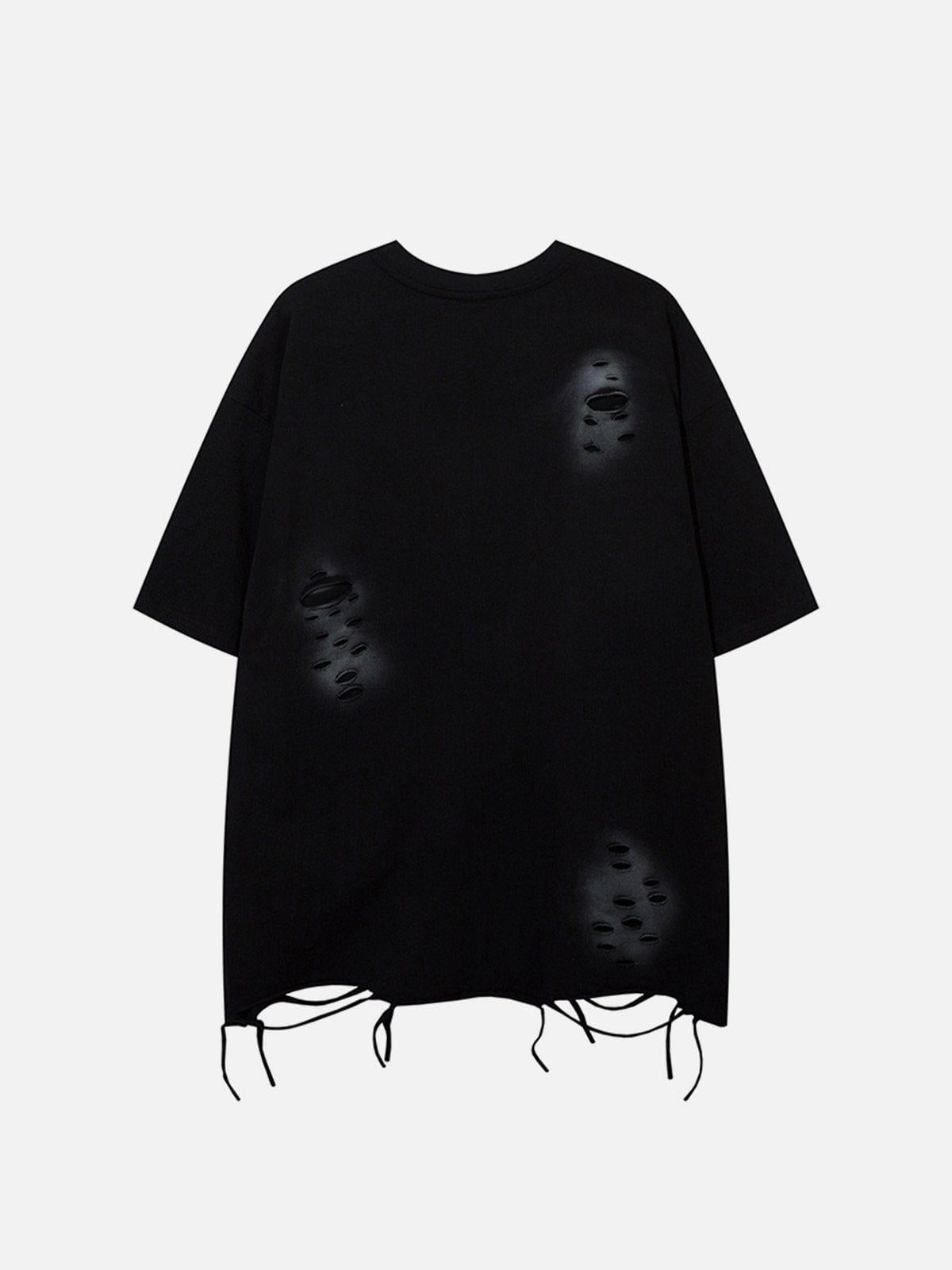 Washed Distressed Tee