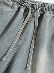 Washed Embroidery Jorts