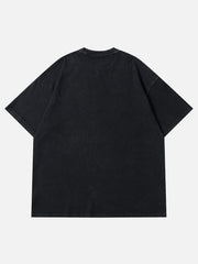 Washed Flame Print Tee